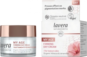 Crema de zi fermitate ten matur cu hibiscus si ceramide MY AGE, 50ml - LAVERA