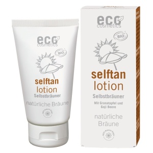 Fluid autobronzant bio pentru fata si corp cu rodie si extract de goji, 75ml - Eco Cosmetics