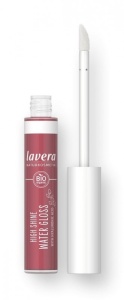 Gloss bio pentru buze High Shine Water Gloss, Hot Cherry 02 - LAVERA - Img 3