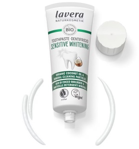 Pasta de dinti pentru albire dantura sensibila, cu cocos si minerale, 75ml - LAVERA
