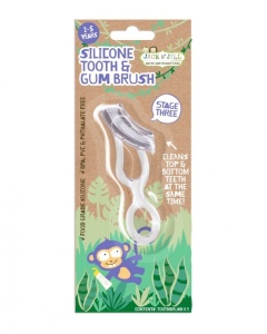 Periuta din silicon pentru dinti si gingii, 2-5 ani - Jack n Jill