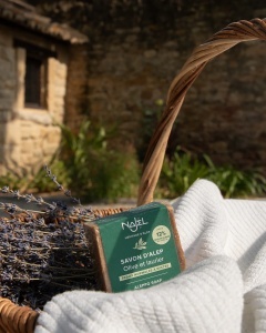 Sapun traditional de Alep cu 12% ulei de dafin, 180g - NAJEL - Img 3
