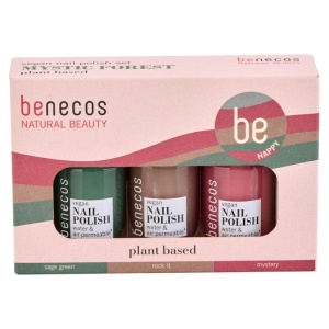 Set lacuri de unghii naturale 20-free, plant based, vegane, Mystic Forest - Benecos