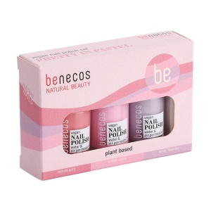 Set lacuri de unghii naturale 20-free, plant based, vegane, Pretty in Pastel - Benecos - Img 2