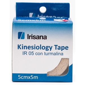 Bandaj elastic adeziv cu turmalina, rola 5m - Irisana - Img 2