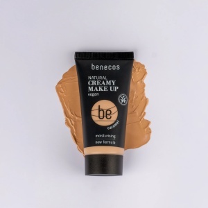Fond de ten cremos bio Caramel, nuanta inchisa cu subton cald, ideala pentru tenurile medii spre inchise - Benecos - Img 2