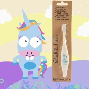 Periuta de dinti ECO pentru bebe si copii, Unicorn - Jack n' Jill - Img 2
