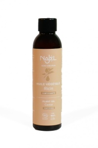 Ulei de ricin BIO, hranire profunda pentru par, piele, unghii si barba, 80ml - Najel