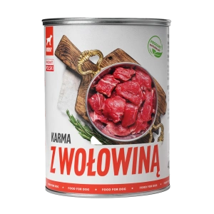 Hrană umedă pentru câini Tuf Tuf 800 g cu Vită