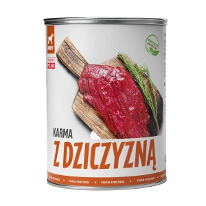 Hrană umedă pentru câini Tuf Tuf 800 g cu Vânat
