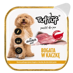 Hrană umedă pentru câini Tuf Tuf 300 g cu Rață