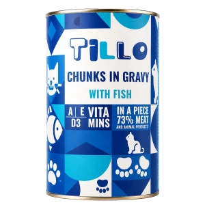 Hrană umedă pentru pisici Tillo 415 g cu Pește