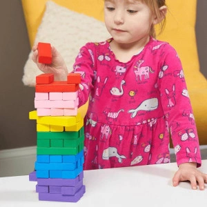 Rainbow Building Blocks - 3 in 1 Wooden Toy [DEMO] - Img 4