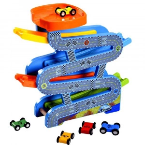Wooden Carpark Toy - Car Garage for Kids [DEMO]