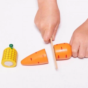 Pretend Play Food Set - Wooden Fruit and Veg [DEMO] - Img 2