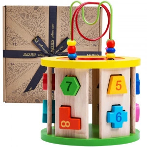 Wooden Activity Cube - Activity Cube for Toddlers [DEMO]