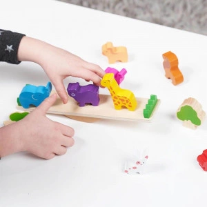 Wooden Animal Toy - Balancing Seesaw For Toddlers [DEMO] - Img 2