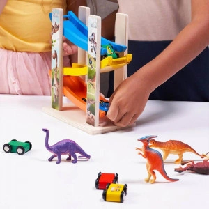 Wooden Dinosaur Toy - Dinosaur Carpark [DEMO] - Img 2