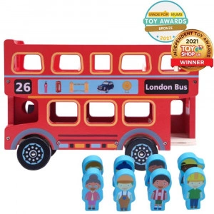 Wooden London Bus - London Bus Toy [DEMO] - Img 5
