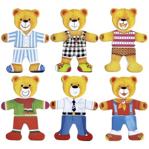 Wooden Puzzle Game - Bears Dress Up Set [DEMO] - Img 2