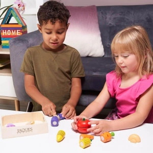Pretend Play Food Set - Wooden Fruit and Veg [DEMO] - Img 3