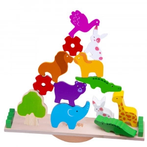 Wooden Animal Toy - Balancing Seesaw For Toddlers [DEMO]