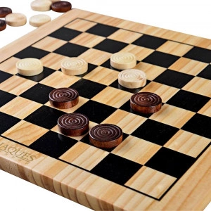 Wooden Draughts Set - 12 [DEMO] - Img 2