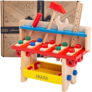 Kids Toolkit & Bench - Wooden Construction Toy [DEMO] - Img 4