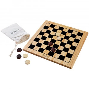 Wooden Draughts Set - 12 [DEMO]