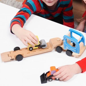 Low Loader Toy - Wooden Construction Toy [DEMO] - Img 2