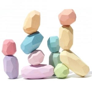 Ocamora Pastel Rainbow Wooden Gem Blocks [DEMO] - Img 3