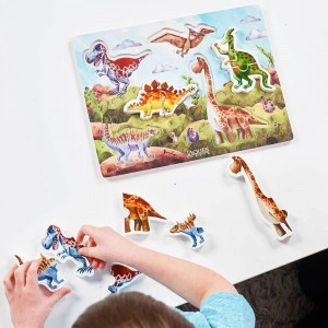 Wooden Dinosaur Puzzle - Kid's Puzzle Board [DEMO] - Img 2