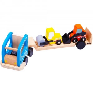 Low Loader Toy - Wooden Construction Toy [DEMO]
