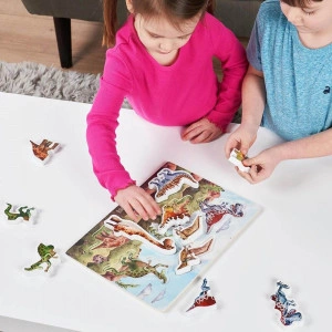 Wooden Dinosaur Puzzle - Kid's Puzzle Board [DEMO] - Img 3