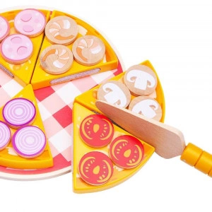 Wooden Pizza Toy - Pretend Play Food [DEMO] - Img 2