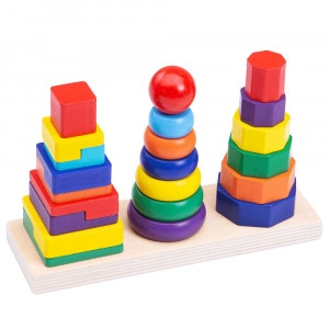 Colour Stacker - Wooden Stacking Toy [DEMO]