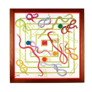 Wooden Snakes & Ladders - 23 [DEMO]