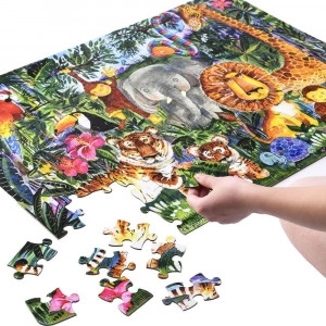 Jungle Puzzle - 150 Piece Animal Toy for Kids [DEMO] - Img 2
