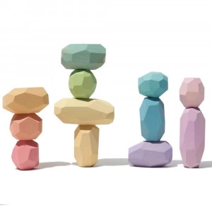 Ocamora Pastel Rainbow Wooden Gem Blocks [DEMO]