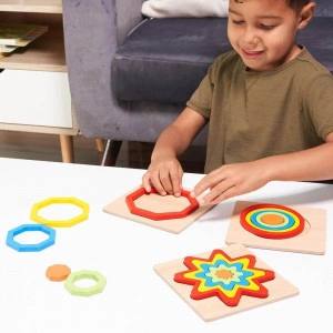 Rainbow Shape Puzzles - Wooden Shape Sorters [DEMO] - Img 3
