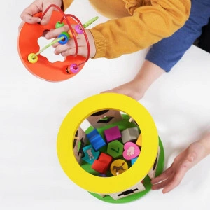 Wooden Activity Cube - Activity Cube for Toddlers [DEMO] - Img 3