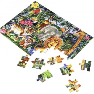 Jungle Puzzle - 50 Piece Animal Toy for Toddlers [DEMO]