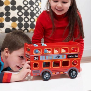 Wooden London Bus - London Bus Toy [DEMO] - Img 3