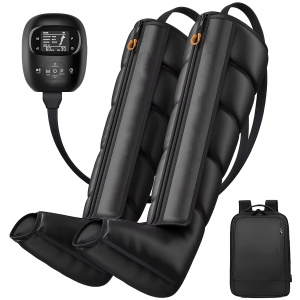 Aparat profesional de recuperare sportiva secvențială, 10 camere de compresie cu aer, 3500mAH, masaj pentru picioare pentru îmbunătățirea circulației, presoterapie, drenaj limfatic