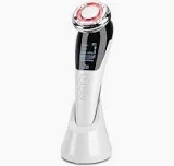 Aparat Profesional Pentru Intinerire Faciala 5 in 1, Alhena®, Lifting, Curatare Profunda Cu Ioni, Anti Rid, Mezoterapie, Vibratii EMS, Microcurent, Masaj facial, D818, Alb