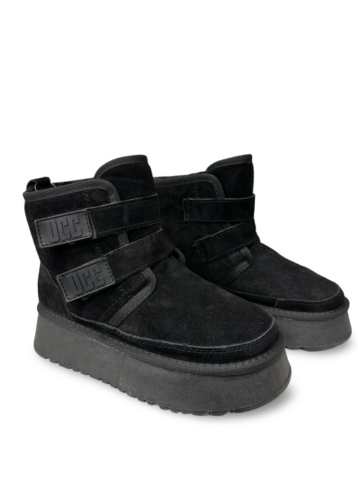Ghete damă negre Julia | piele naturală