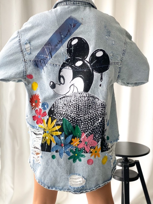 Geacă blug oversize Michey Mouse