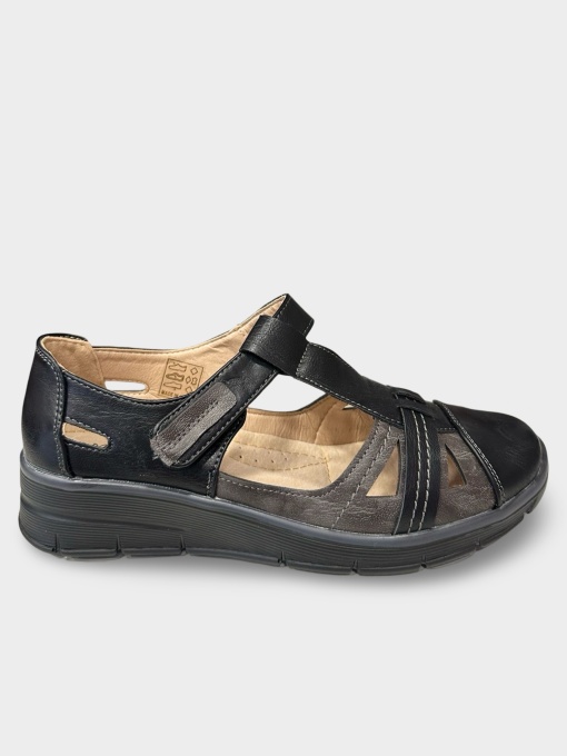 Opinci dama casual negre Sanura
