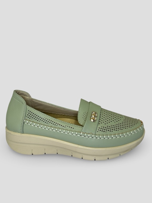 Pantofi casual dama verzi Rossana