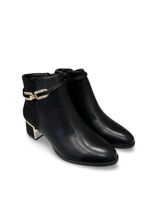Botine damă negre Aky
